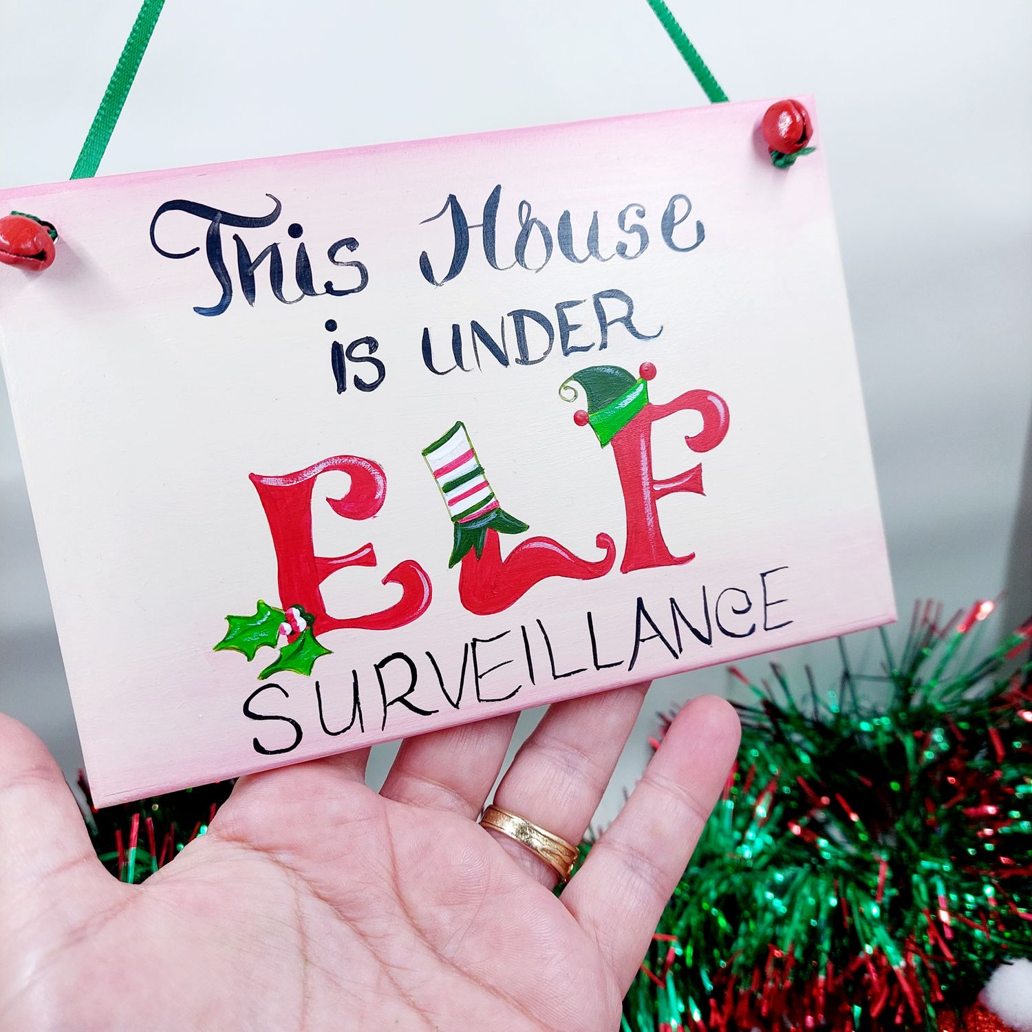 Elf Surveillance Sign