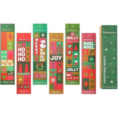 Christmas Magic Incense 120 Sticks Gift Pack Folkessence