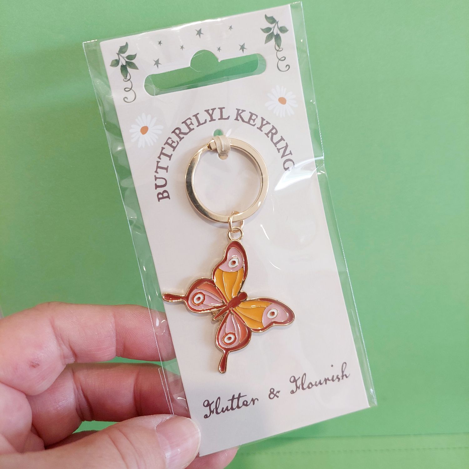 Butterfly Enchanted Key Ring