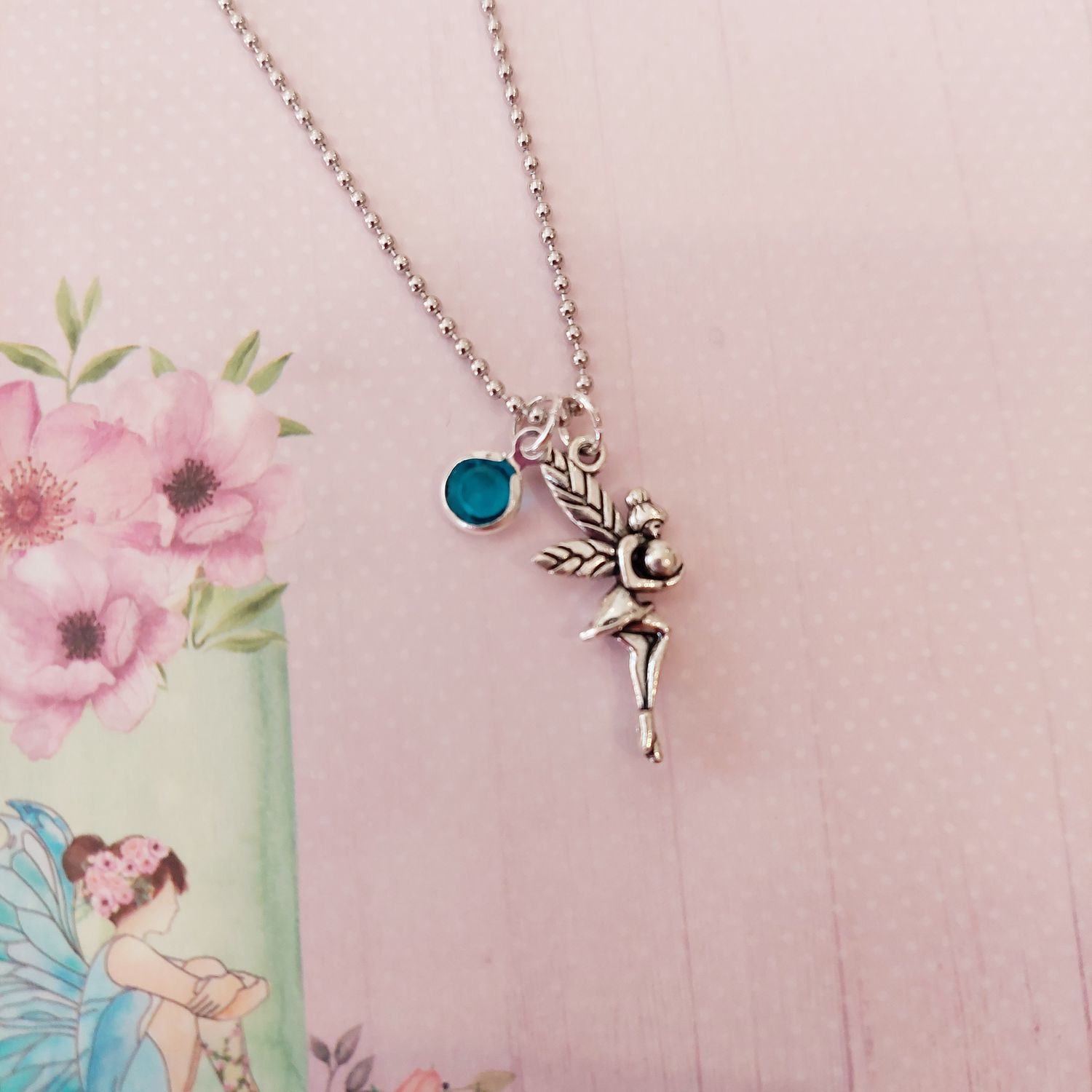 Blue Tooth Fairy Necklace