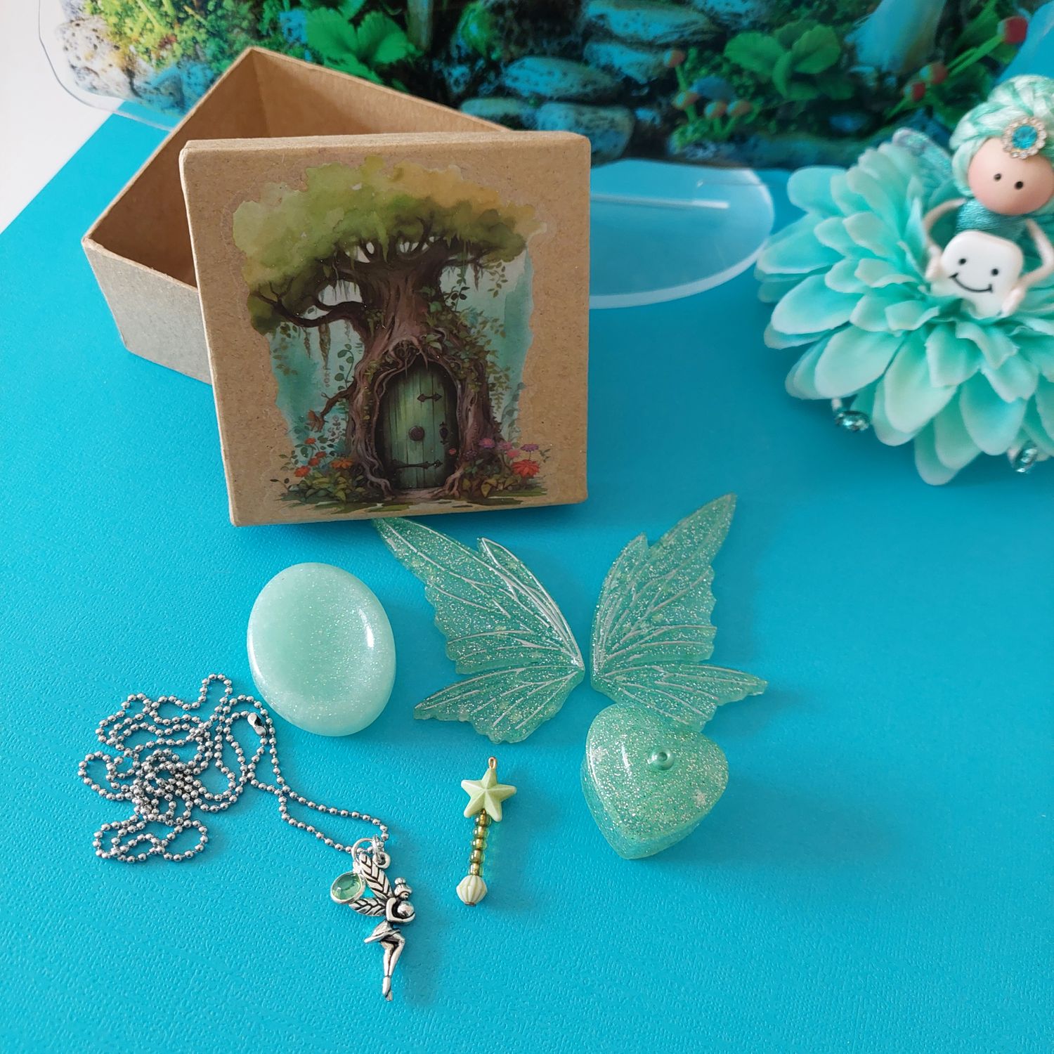 Tooth Fairy Mini Gift Box - Green