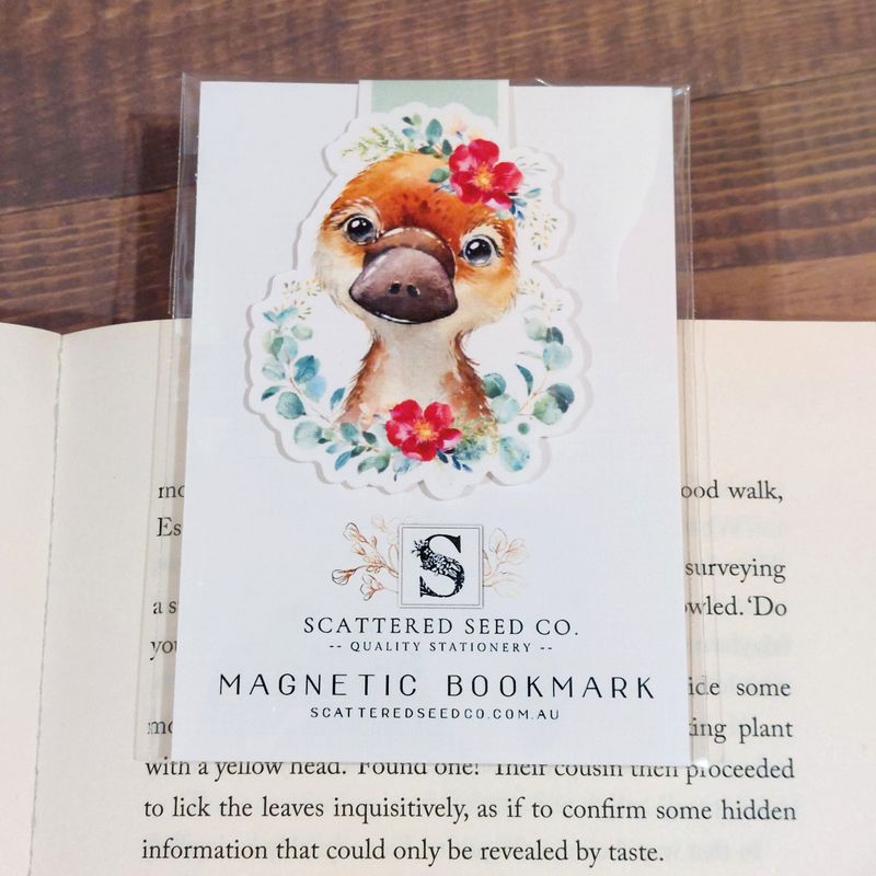 Australian Platypus Magnetic Bookmark