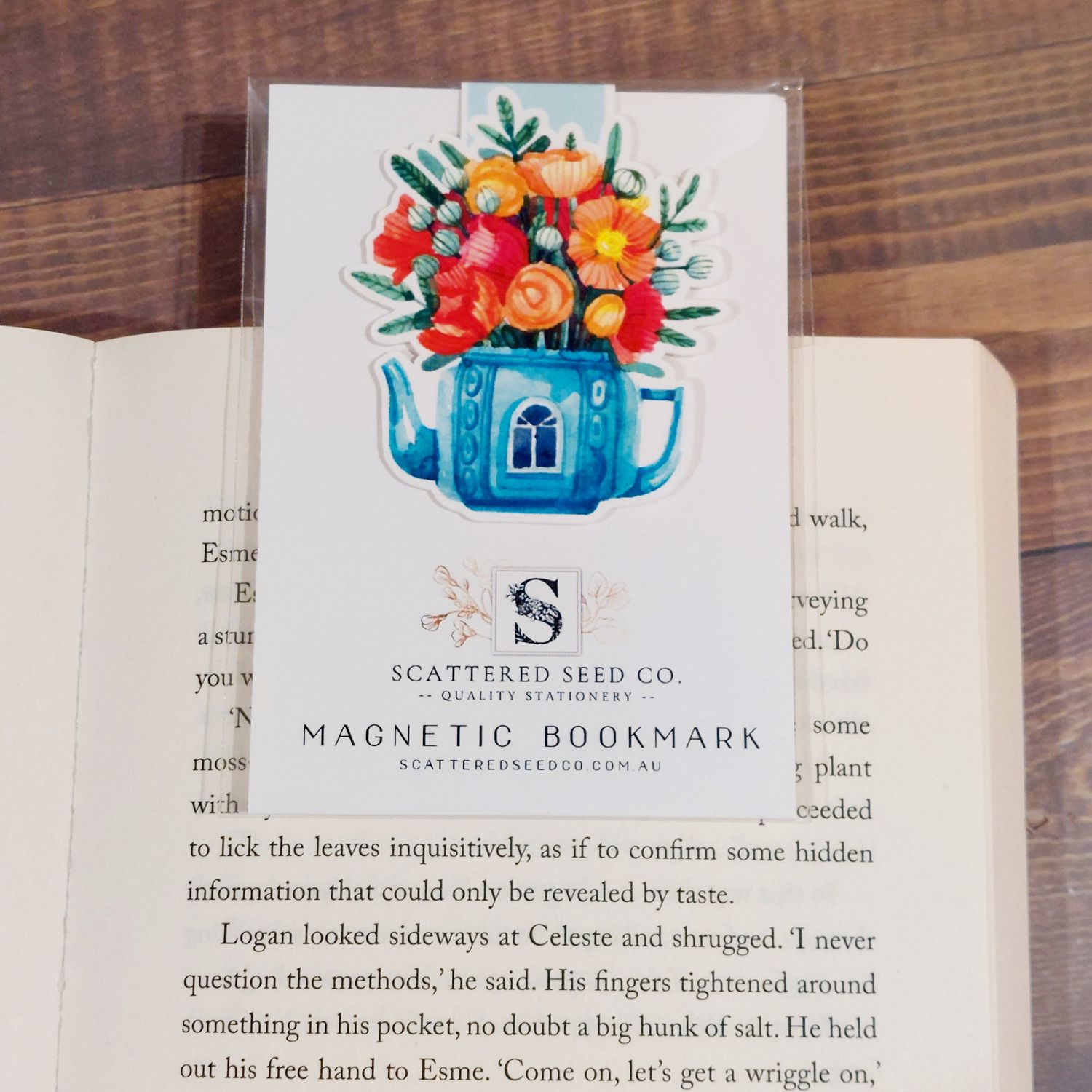 Teapot Magnetic Bookmark