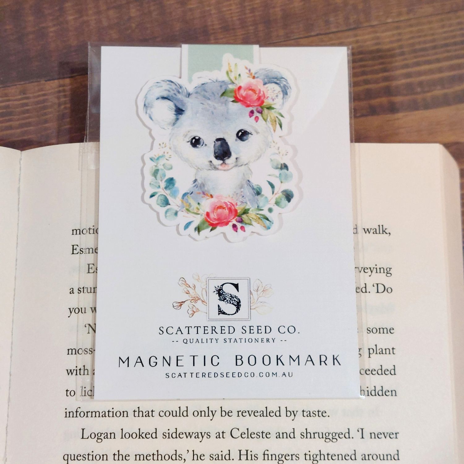 Australian Koala Magnetic Bookmark