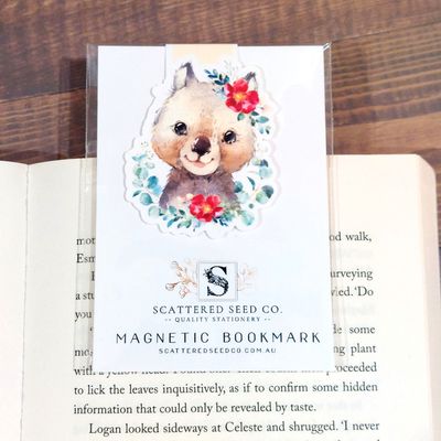 Australian Wombat Magnetic Bookmark