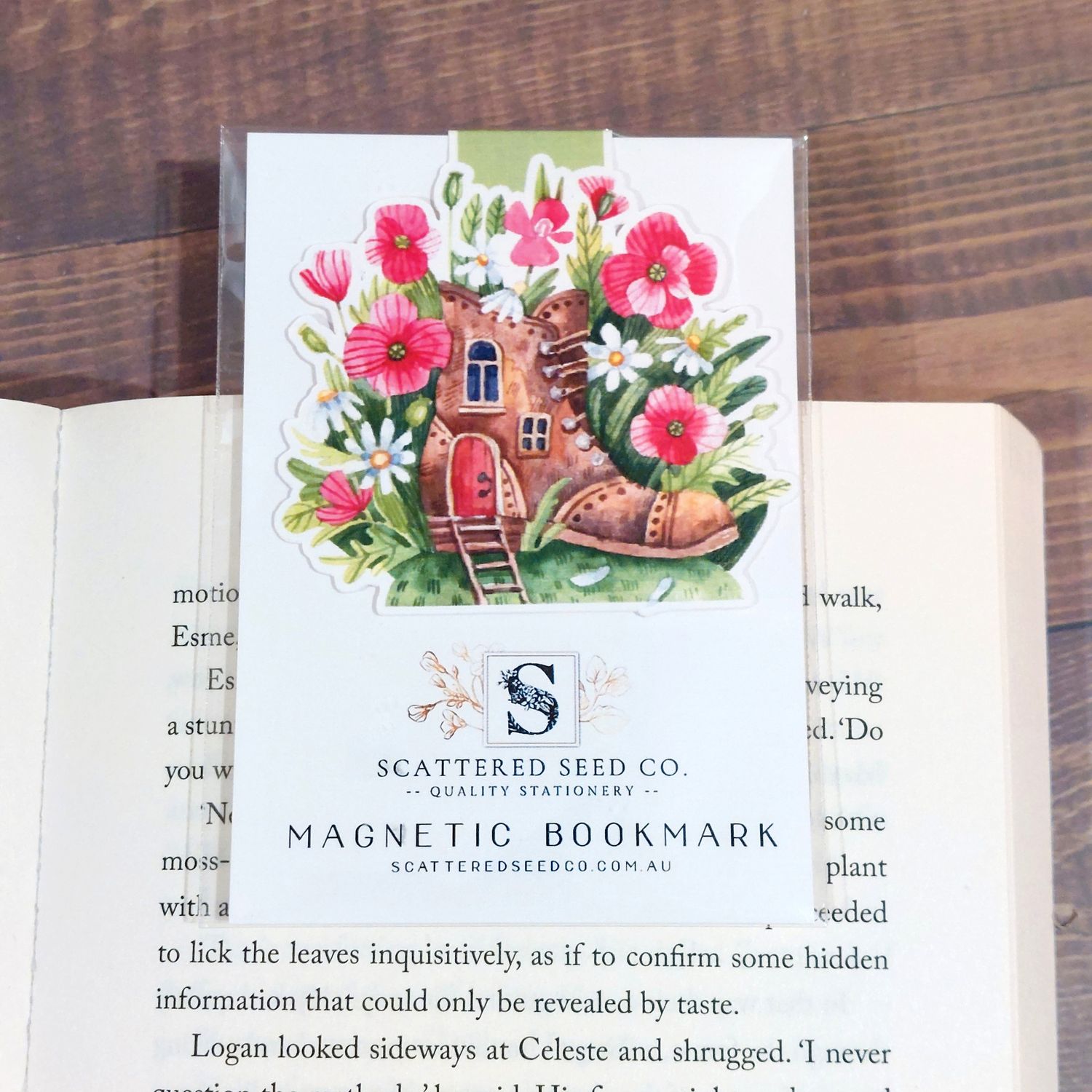 Old Boot House Magnetic Bookmark