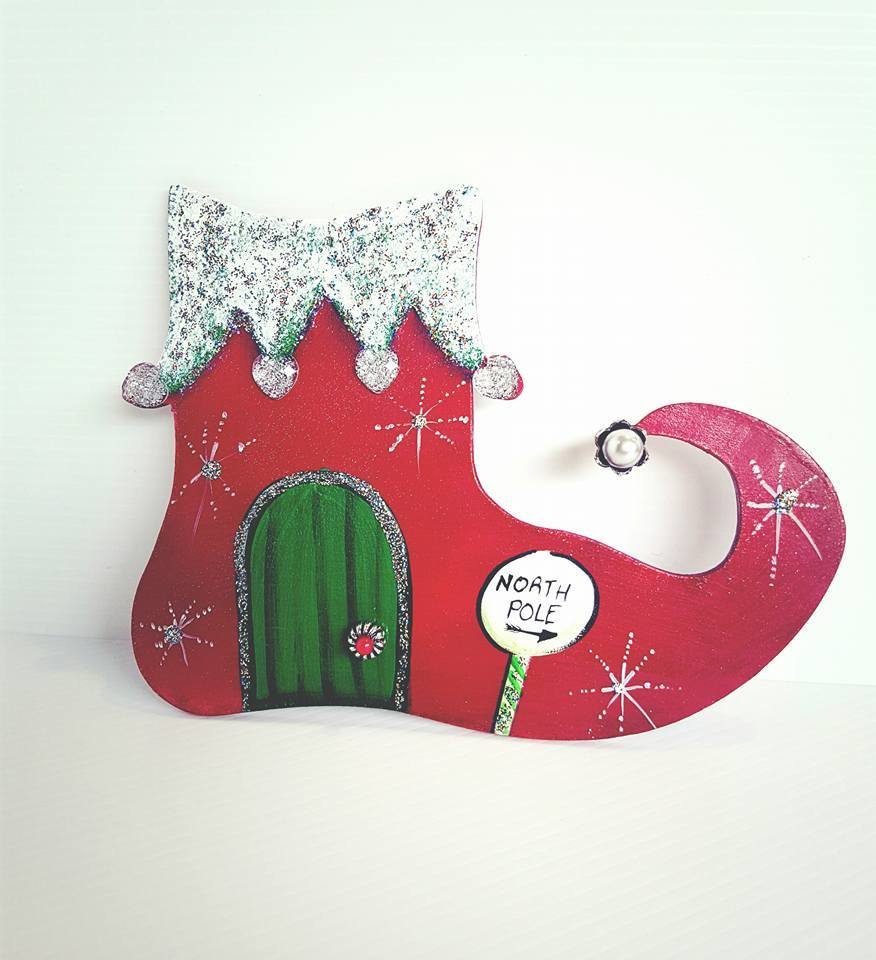 Elf Christmas Door Elf Christmas Door