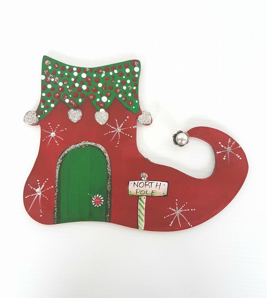 Elf Christmas Door Elf Christmas Door