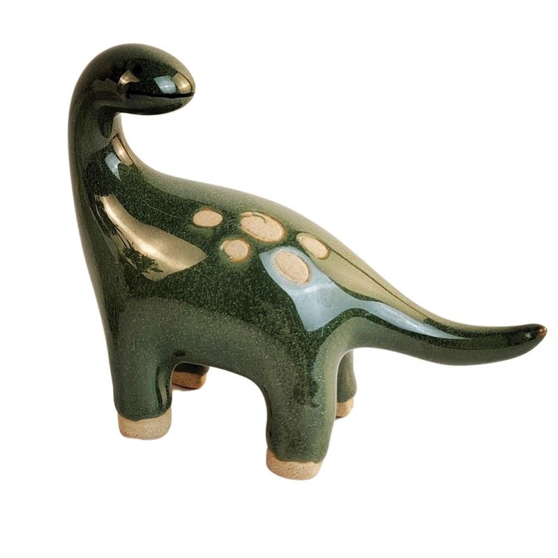Dinosaur Pot Hanger Green 9cm - Dino Dark Green x 1