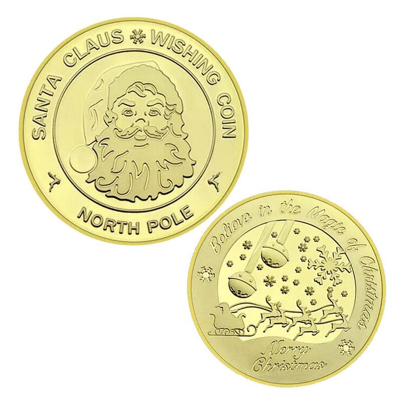 Santa Wishing Coin