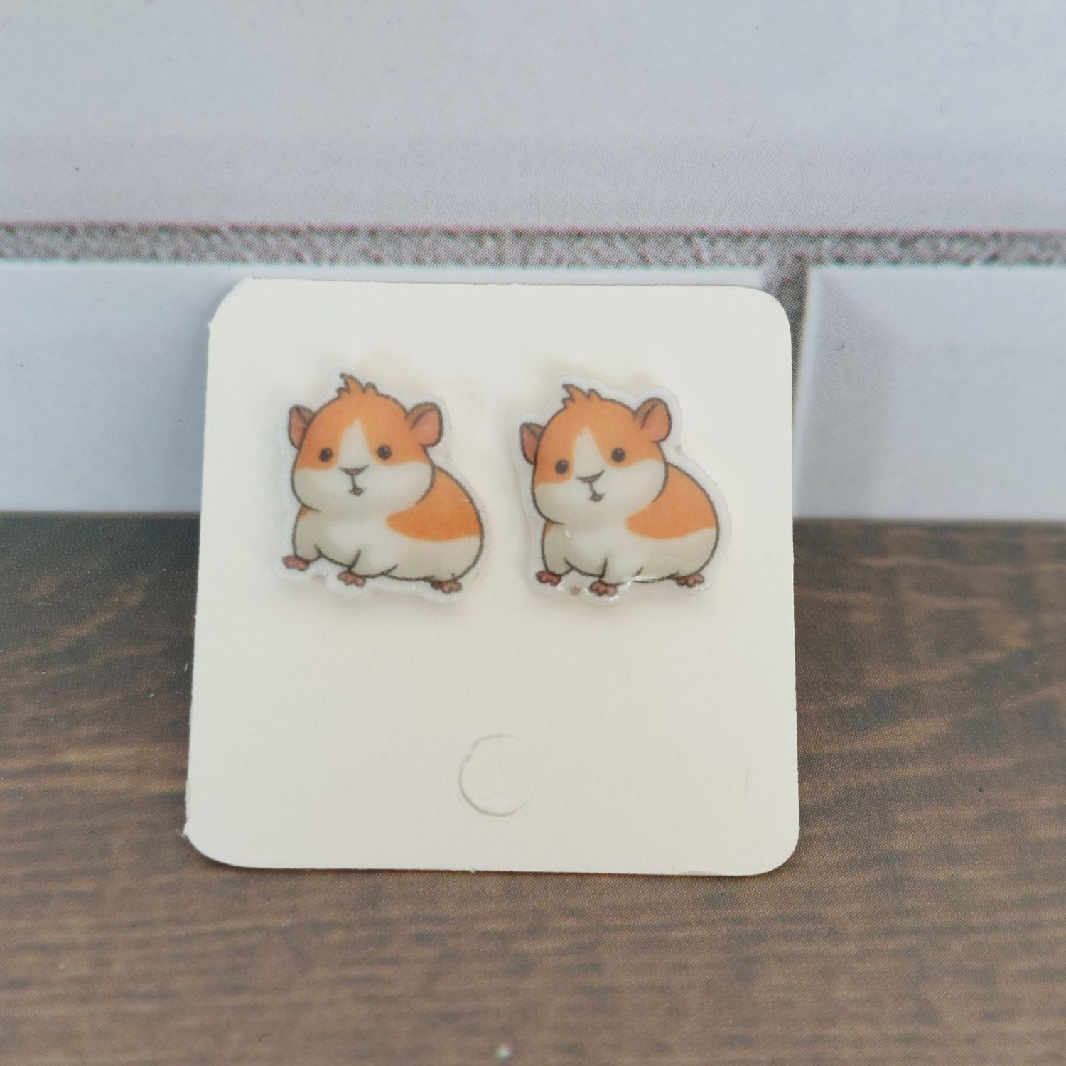 Cute Guinea Pig Stud Earrings