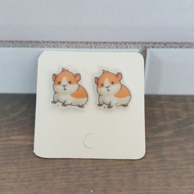 Cute Guinea Pig Stud Earrings