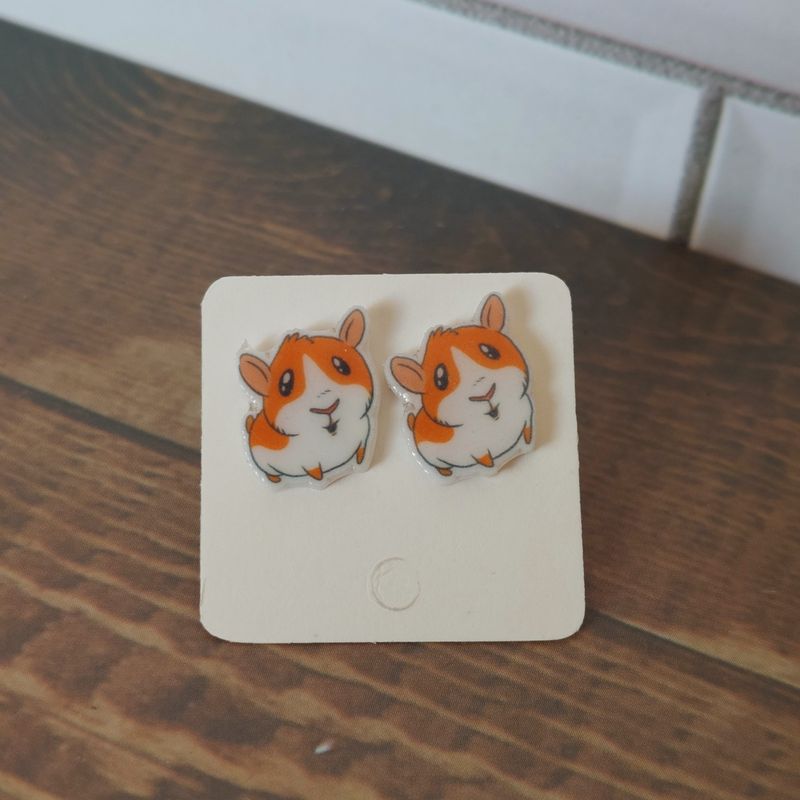 Cute Guinea Pig Stud Earrings
