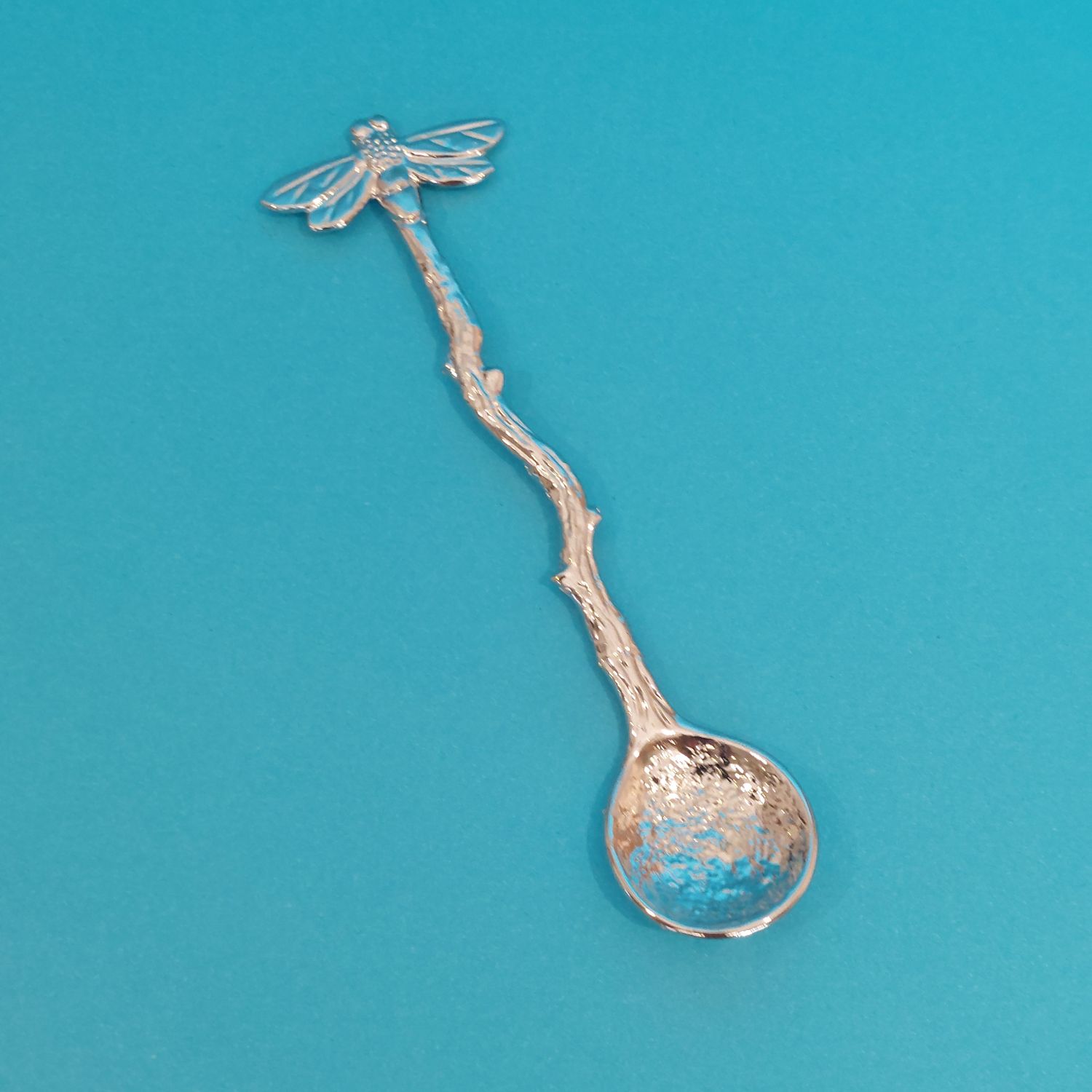 Silver Plate Dragonfly Spoon