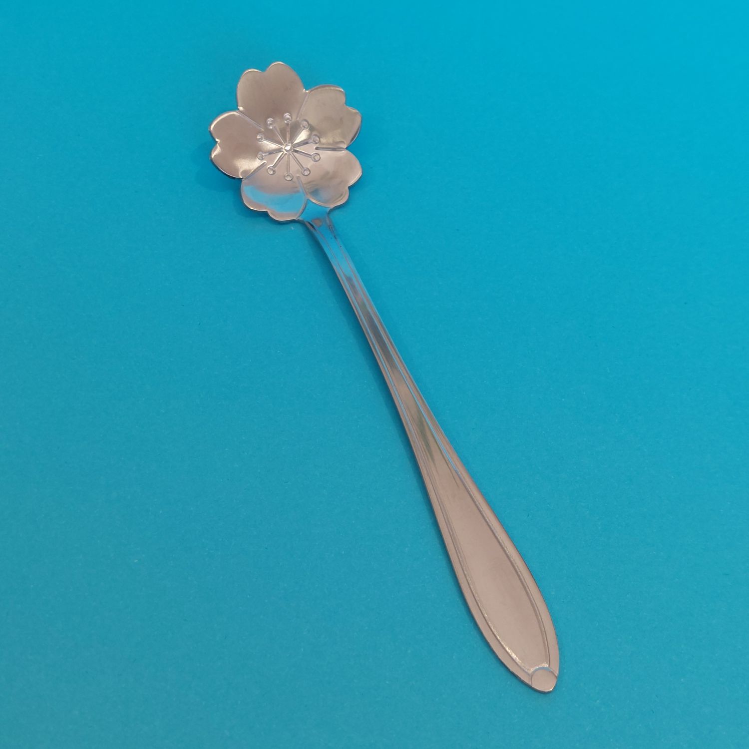 Silver Plate Dandelion Spoon