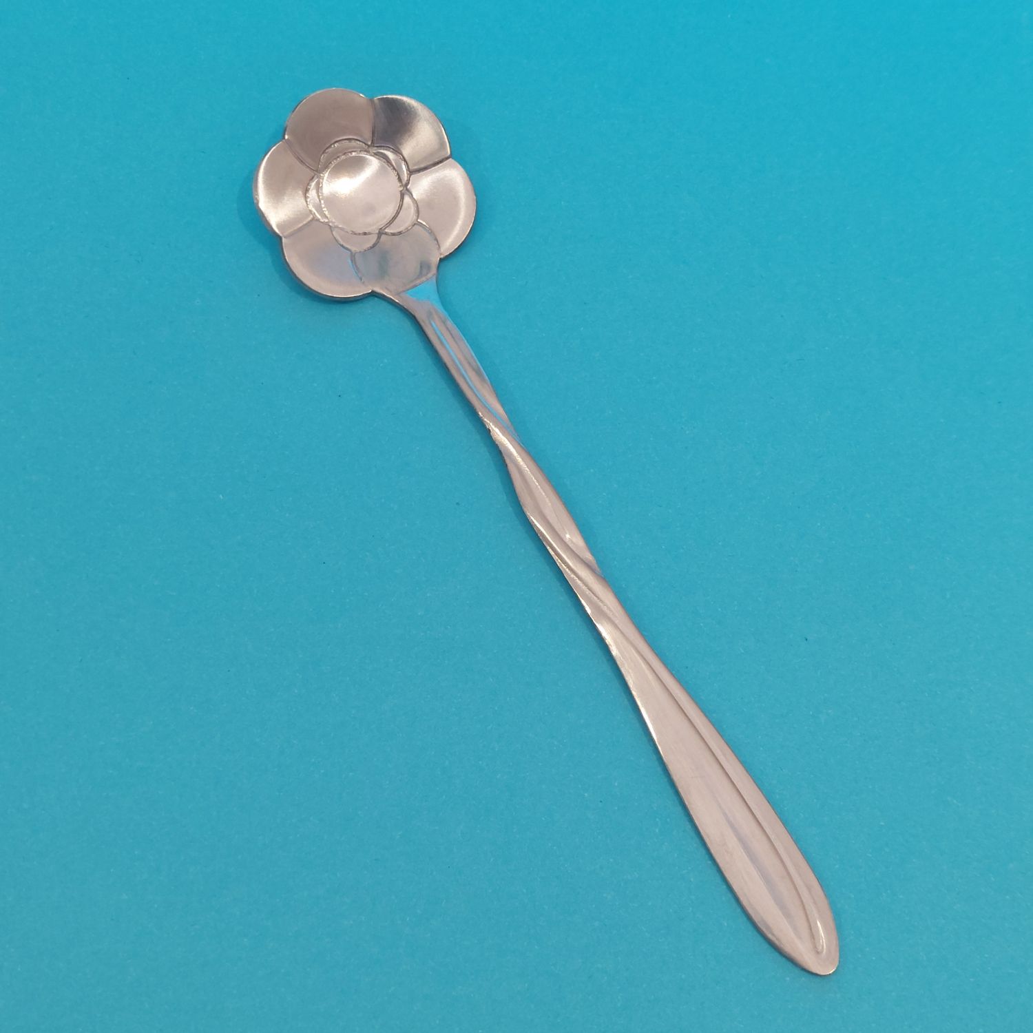 Silver Plate Daisy Spoon