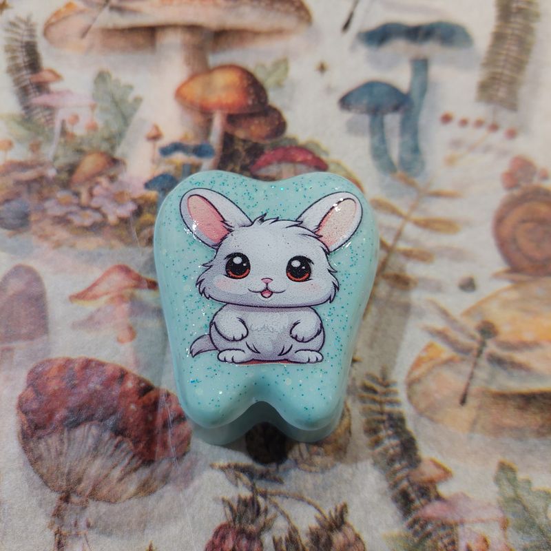Rabbit Pig Tooth Fairy Box - Glow in the Dark