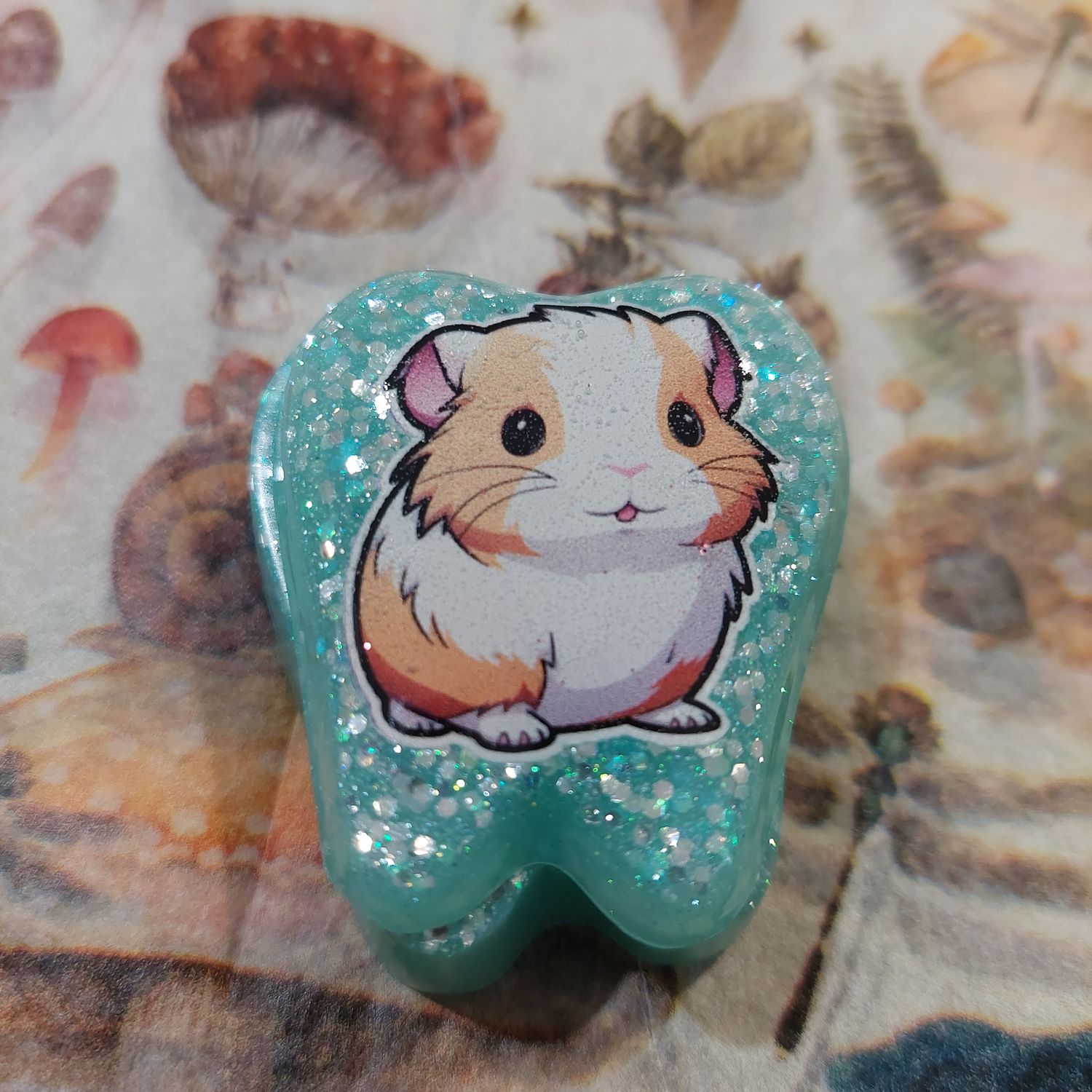 Guinea Pig Tooth Fairy Box - Green
