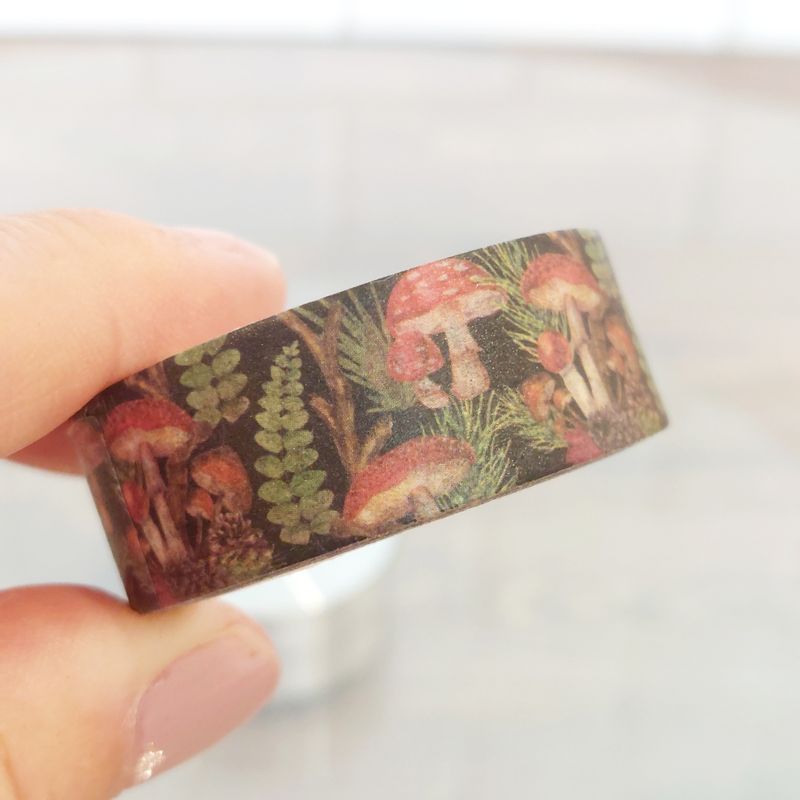 Washi Tape - Mushroom Fern