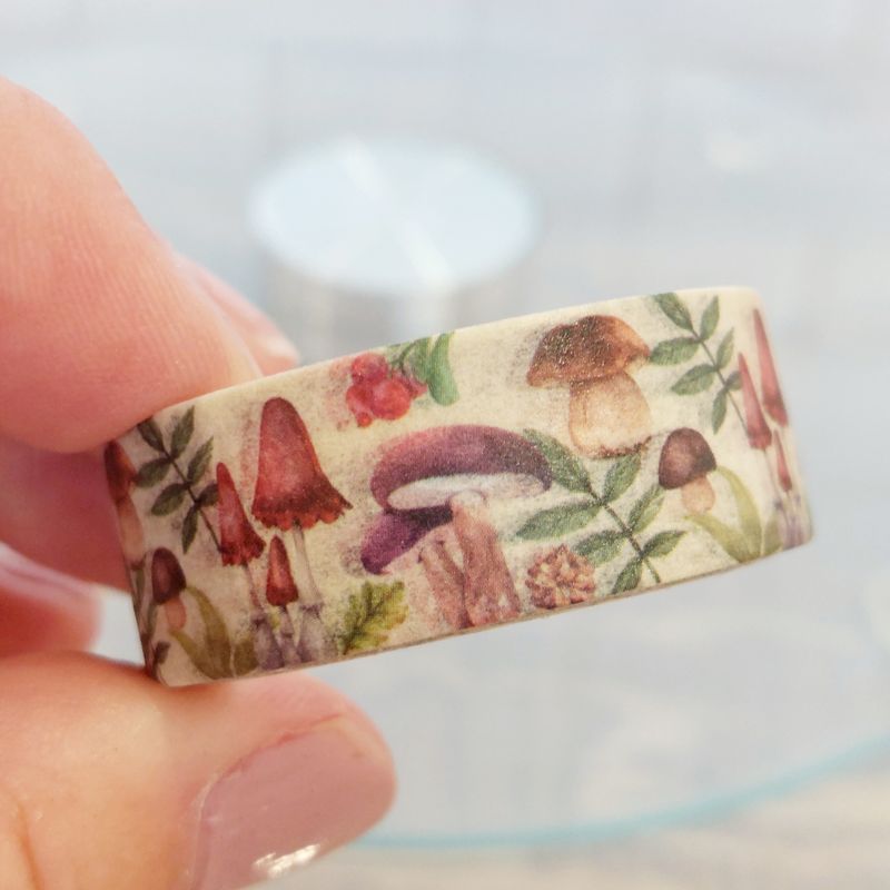 Washi Tape - Mushroom pinecone