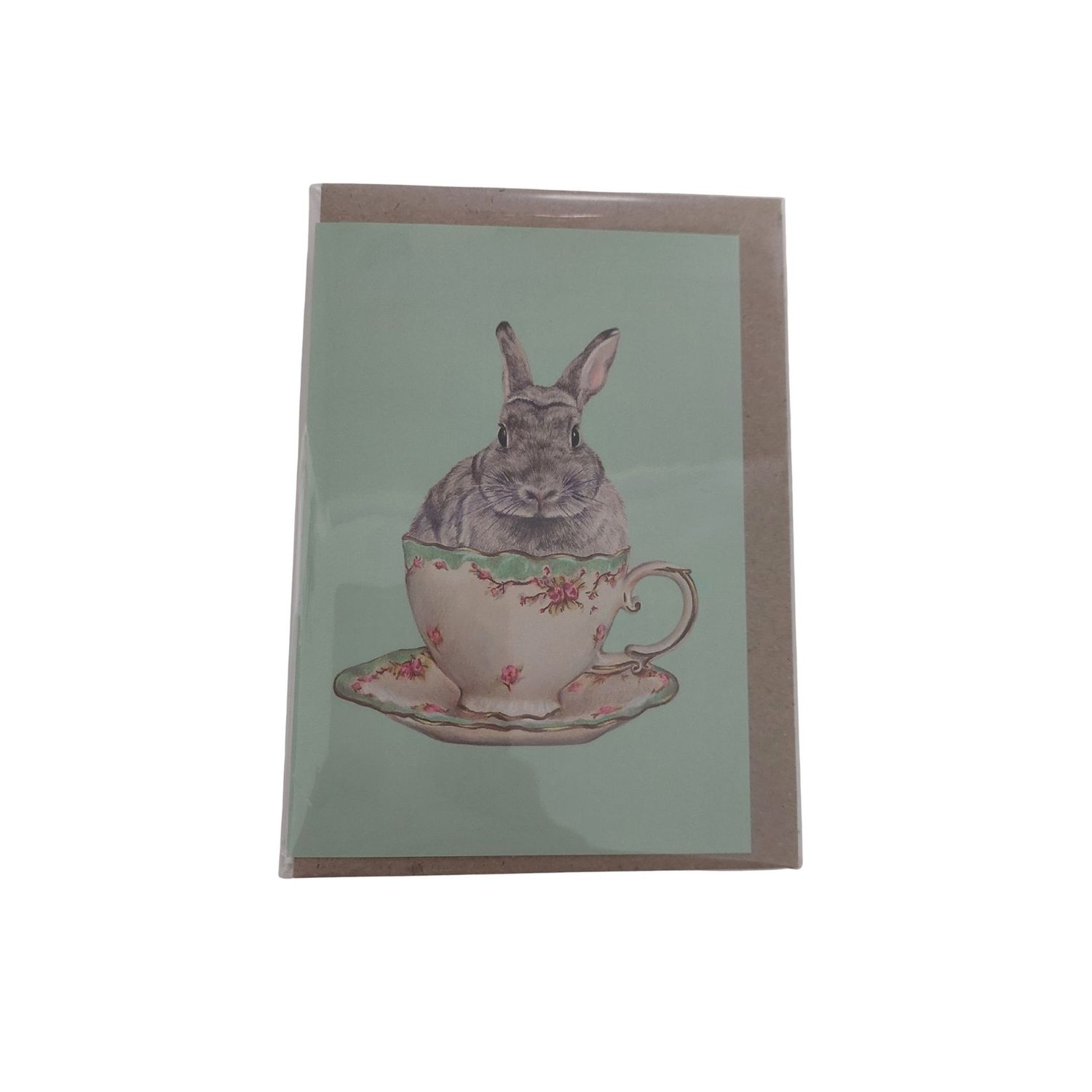 Tea Time - Greeting Card bUNNY