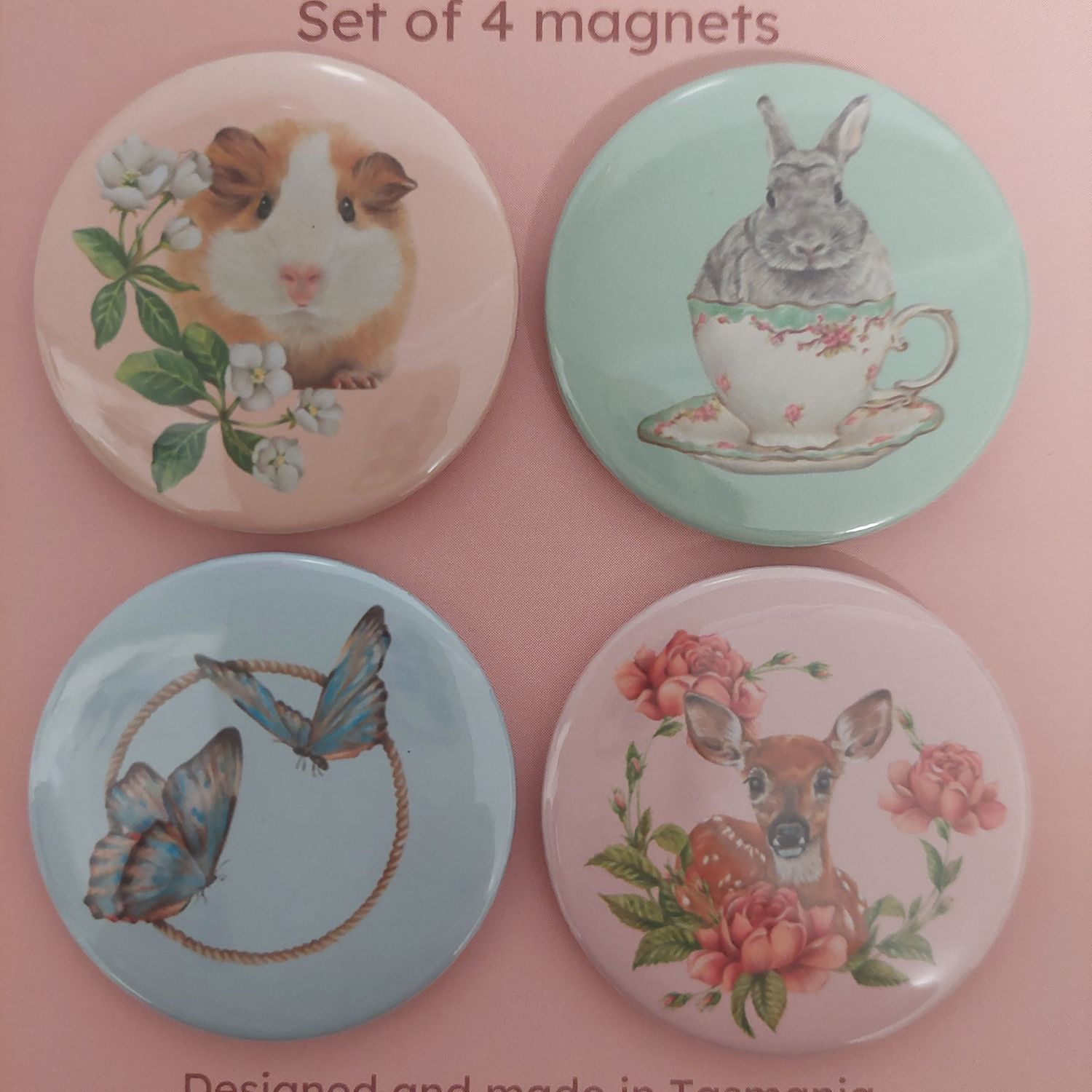 Whimsical - Set of 4 Magnets
