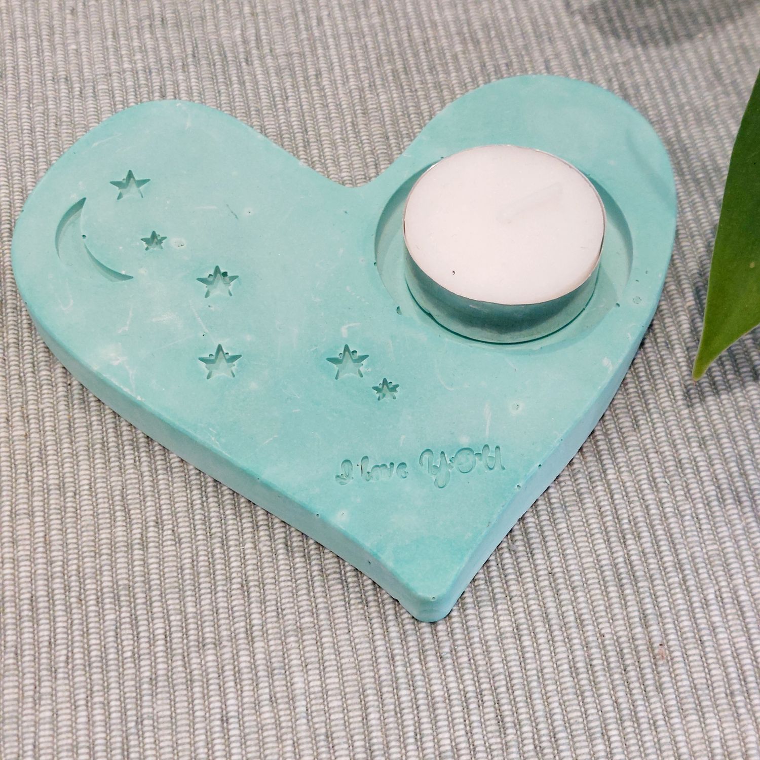 Heart "I Love You" Tea Light Holder