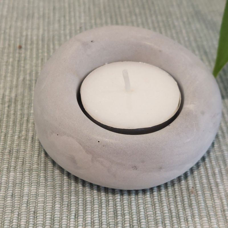 Stone Look Tea Light Holder