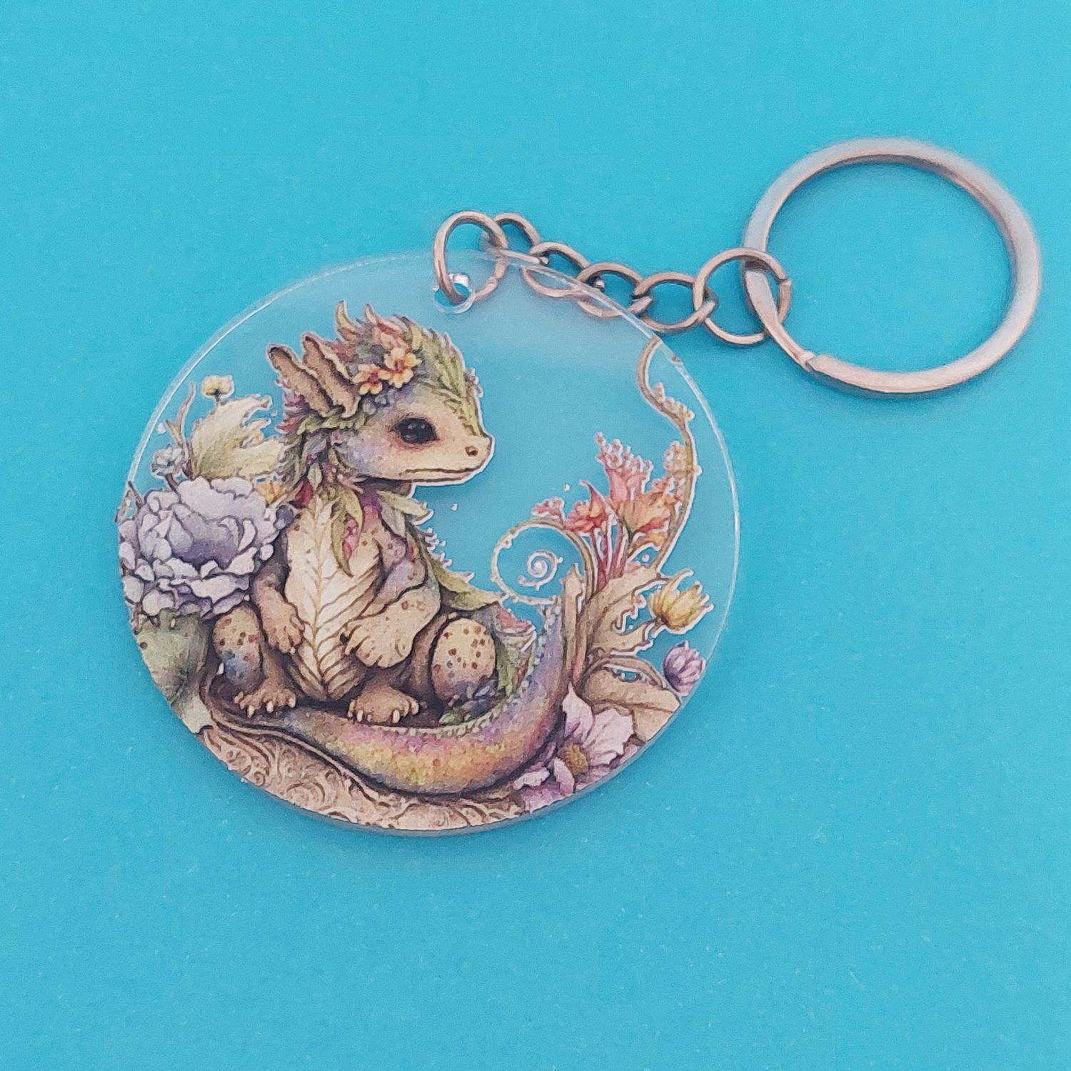 Green Dragon Key ring