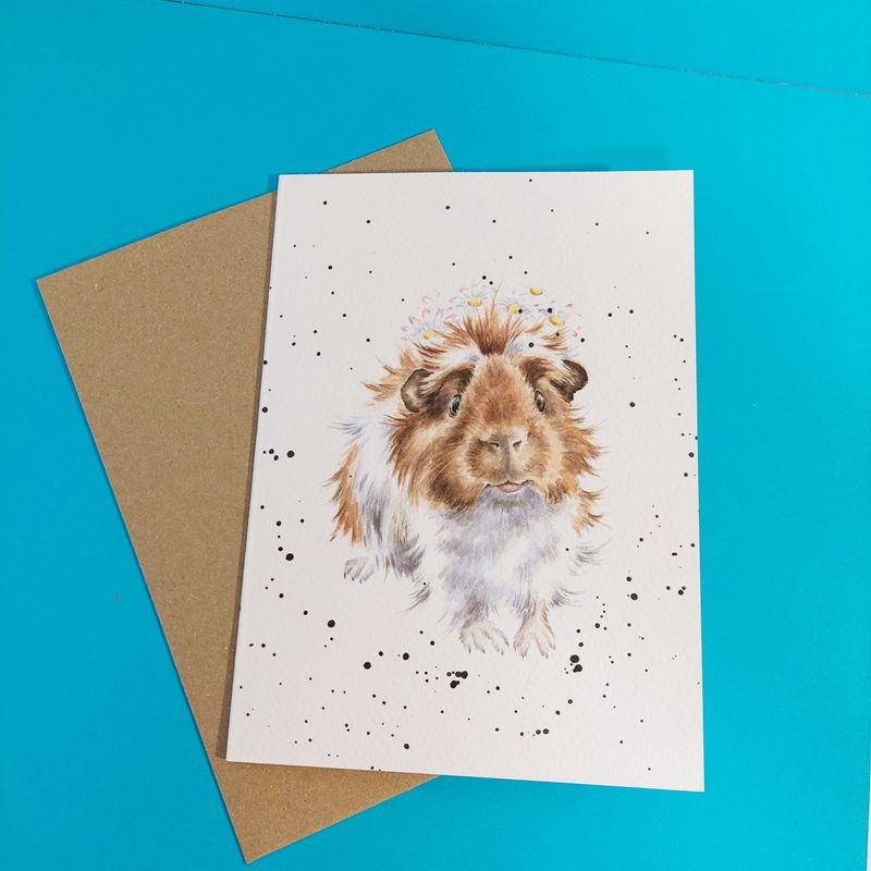 'Grinny Pig' guinea pig Card