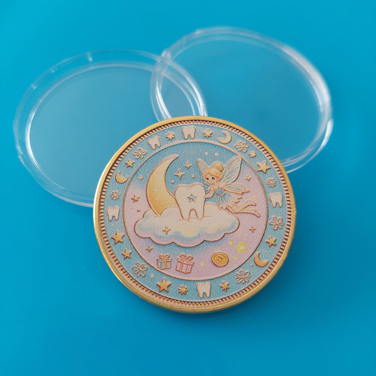 Tooth Fairy Metal Coin Cloud