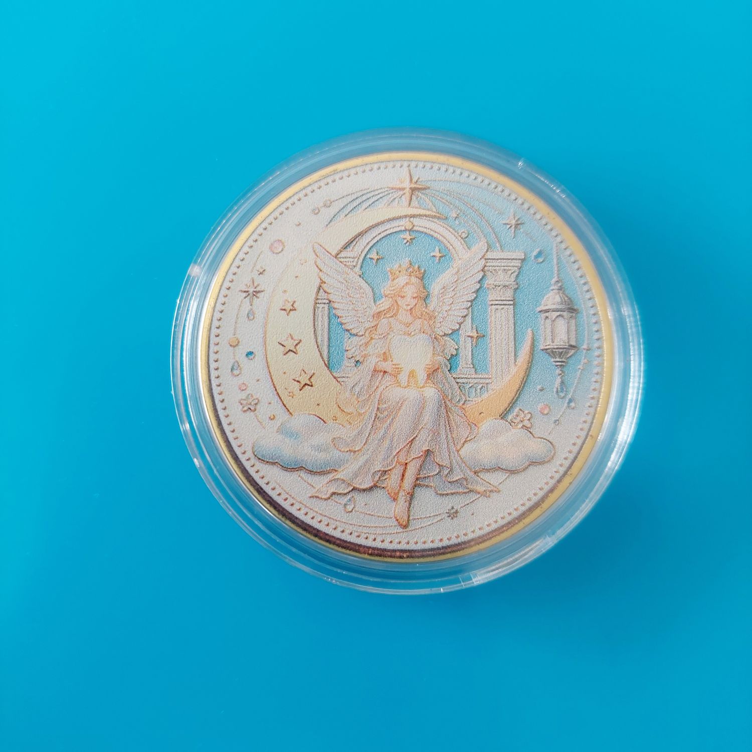 Tooth Fairy Metal Coin Moon