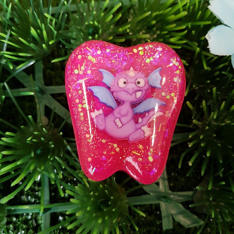 Tooth Fairy Box - Pink Dragon