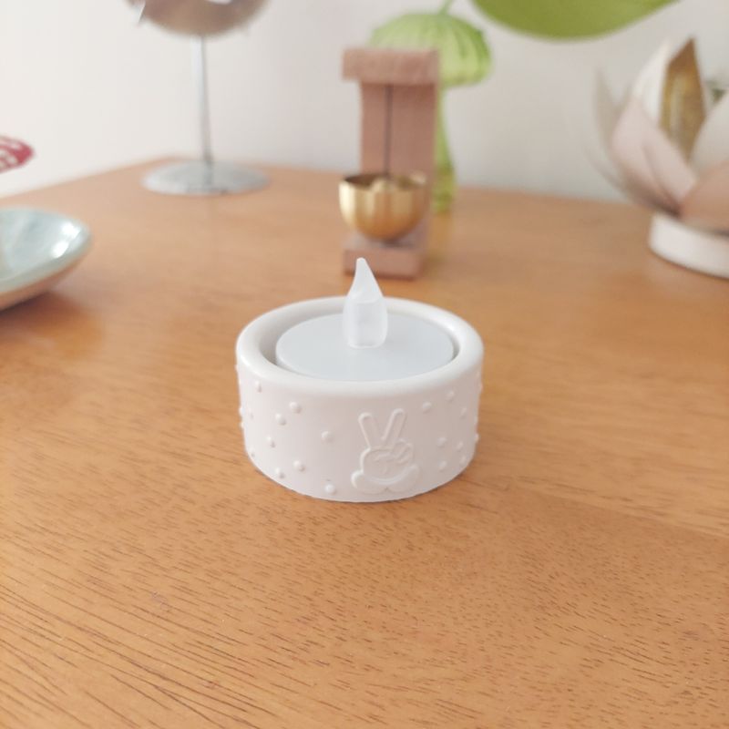 Tea Light Holder - Peace