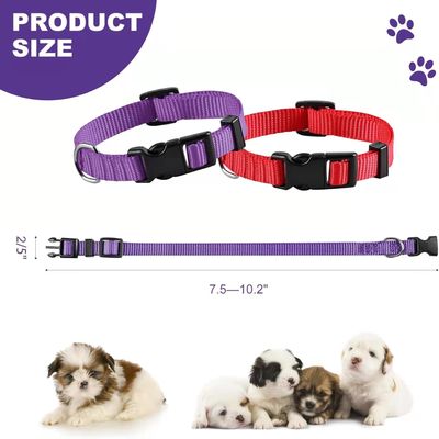 Puppy Collar Nylon ( 8 pk )