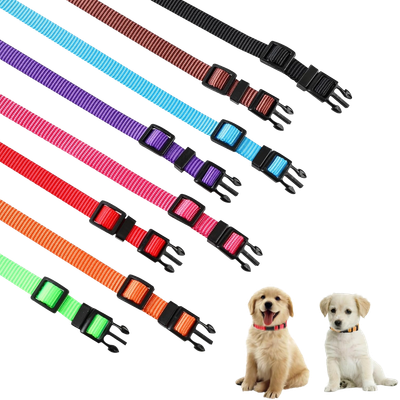 Puppy Collar Nylon ( 8 pk )