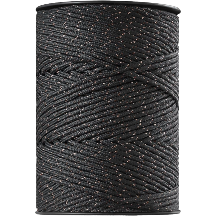 1/4"X1000' Black Hot Braid
