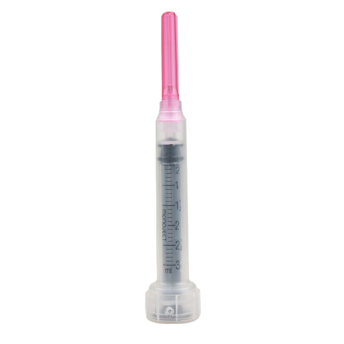 Disposable Syringe &amp; Needle 3ml With 5/8" Needle
