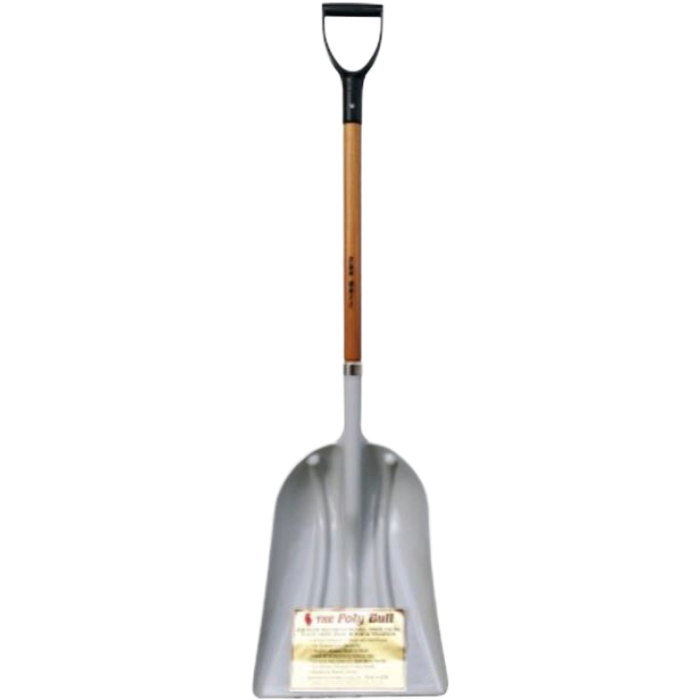Poly Shovel W/Aluminum Blade
