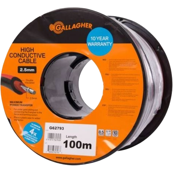 Gallagher High Conductive Cable (Under Gate)
