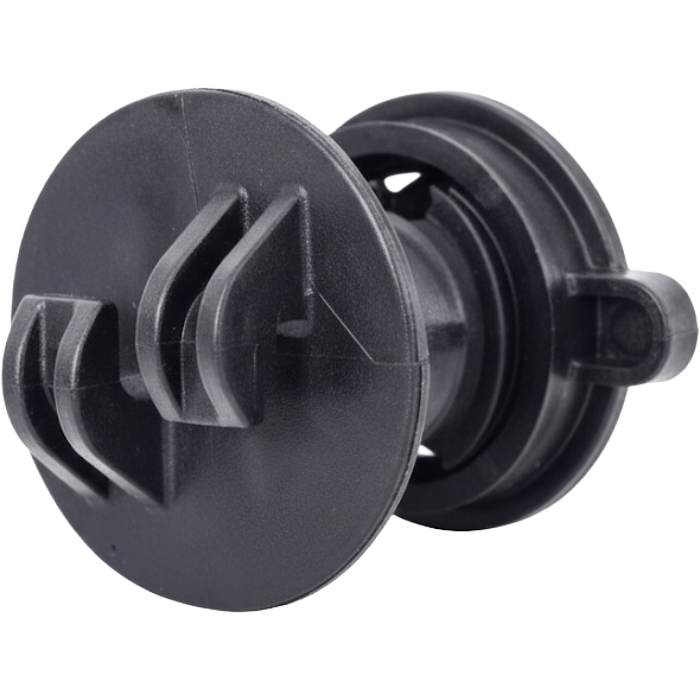 Standard Rod Post Screw On Insulator Black