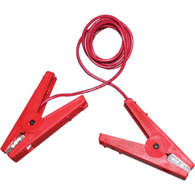48" Red Jumper Lead / Clips
