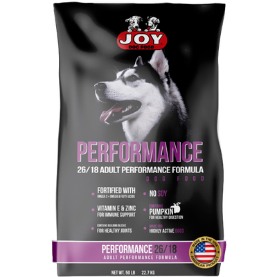 Joy Dog Food-Adult Performance 26/18-50lbs