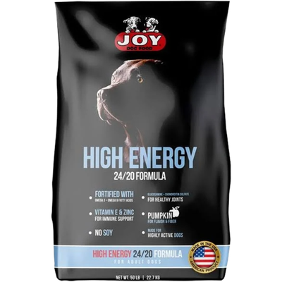 Joy Dog Food-High Energy 24/20-50lbs
