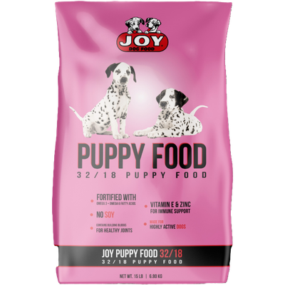 Joy Dog Food-Puppy Food 32/18- 15lbs