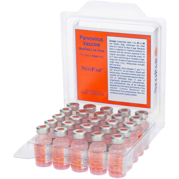 NEOPAR PARVO DOG VACCINE SINGLE DOSE