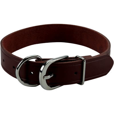 1 X 21" Brown Leather Collar