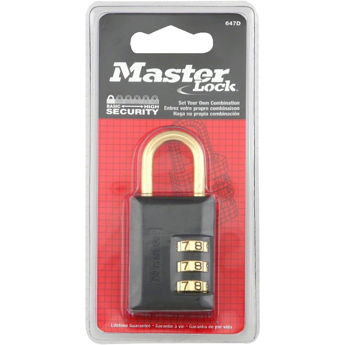 1-1/4 Luggage Comb Lock