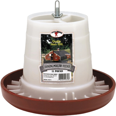 11lb Hanging Plastic Poultry Feeder