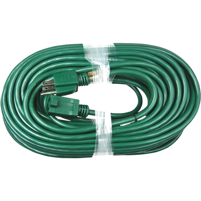 16/3 Green Yard Extension Cord